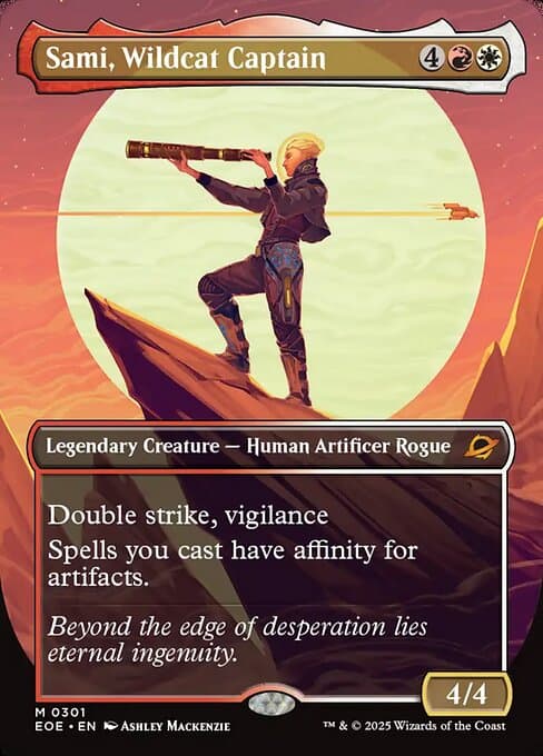 Sami, Wildcat Captain from Edge of Eternities (Mythic)