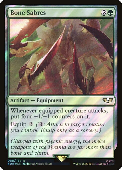 Bone Sabres from Warhammer 40,000 Commander (Rare)