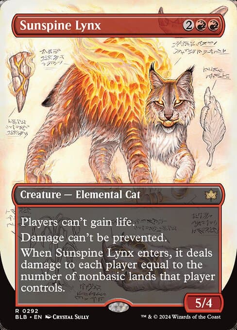 Sunspine Lynx from Bloomburrow (Rare)