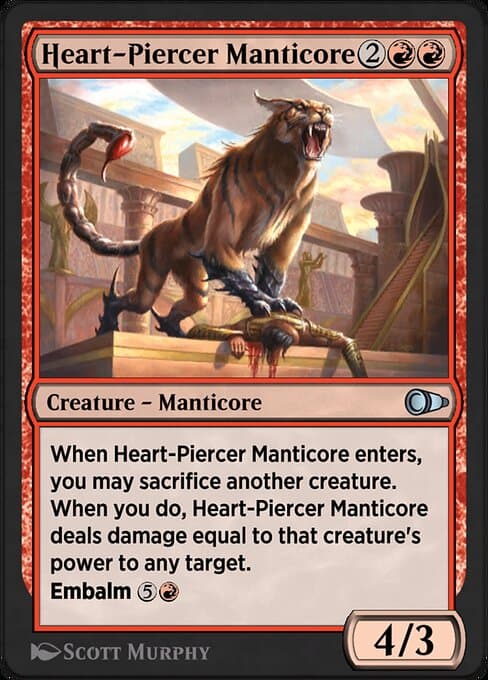 Heart-Piercer Manticore from Pioneer Masters (Uncommon)