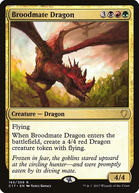Broodmate Dragon from Commander 2017 (Rare)