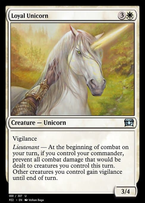Loyal Unicorn from Treasure Chest (Uncommon)