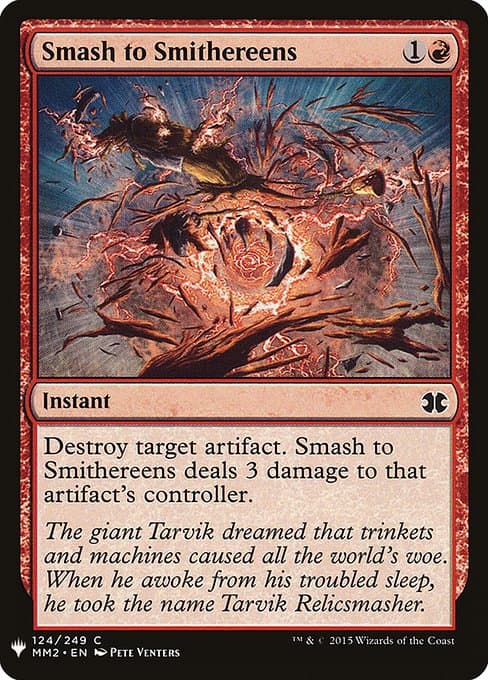 Smash to Smithereens from The List (Common)