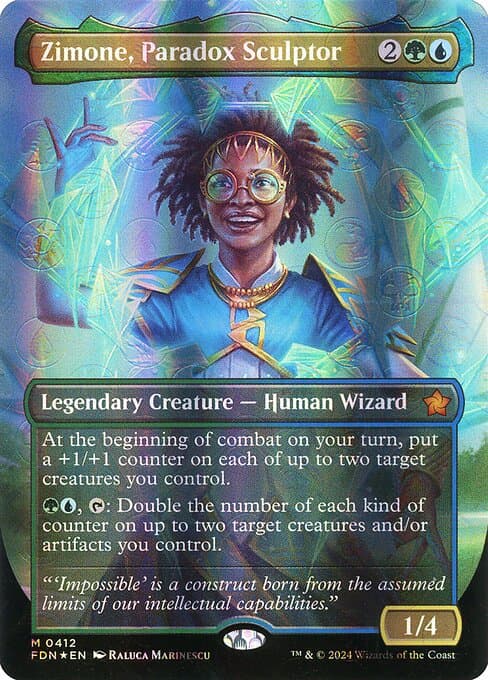 Zimone, Paradox Sculptor from Foundations (Mythic)