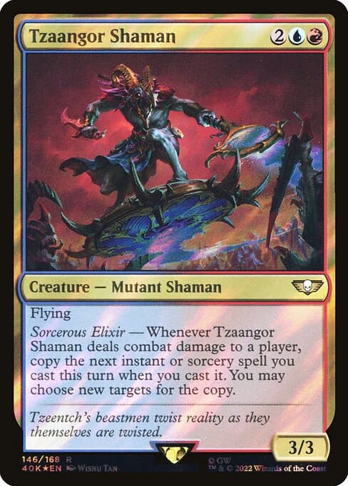 Tzaangor Shaman from Warhammer 40,000 Commander (Rare)