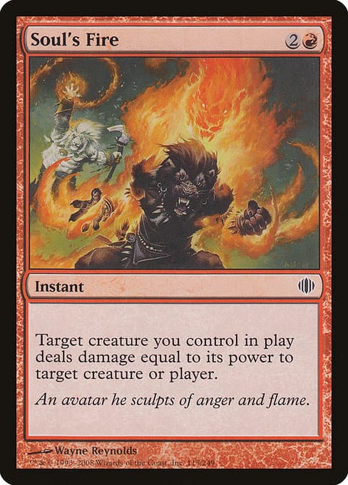 Soul's Fire from Shards of Alara (Common)