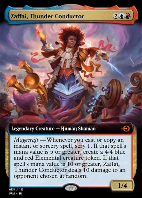 Zaffai, Thunder Conductor from Magic Online Promos (Mythic)