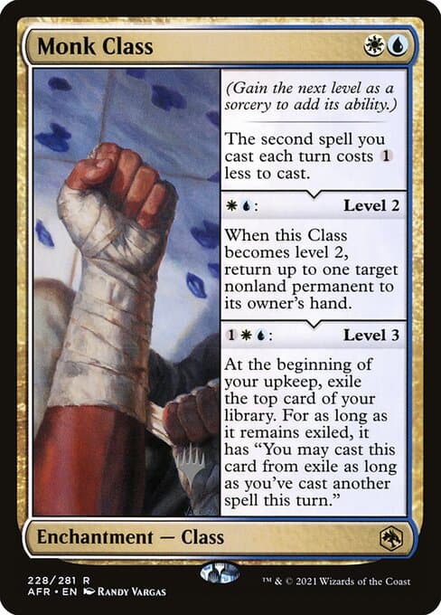 Monk Class from Adventures in the Forgotten Realms Promos (Rare)