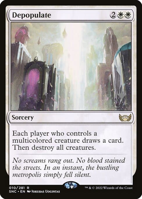 Depopulate from Streets of New Capenna Promos (Rare)