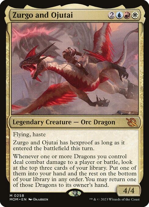 Zurgo and Ojutai from March of the Machine (Mythic)