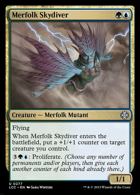 Merfolk Skydiver (Uncommon)