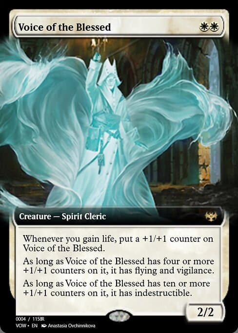 Voice of the Blessed from Magic Online Promos (Rare)