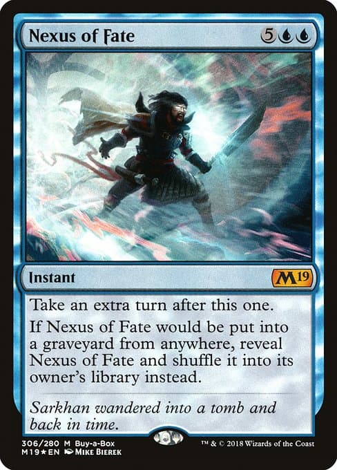 Nexus of Fate from Core Set 2019 (Mythic)
