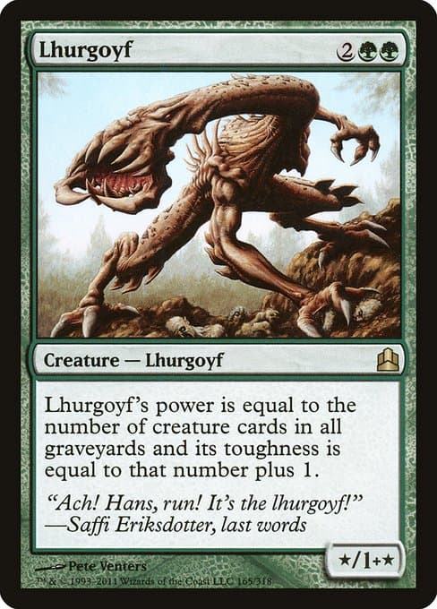 Lhurgoyf from Commander 2011 (Rare)