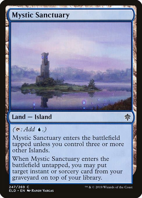 Mystic Sanctuary from Throne of Eldraine (Common)