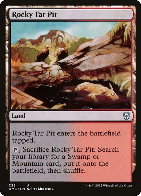 Rocky Tar Pit from Dominaria United Commander (Uncommon)