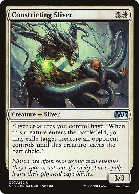 Constricting Sliver from Magic 2015 (Uncommon)