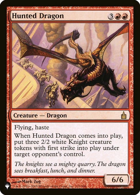 Hunted Dragon from The List (Rare)
