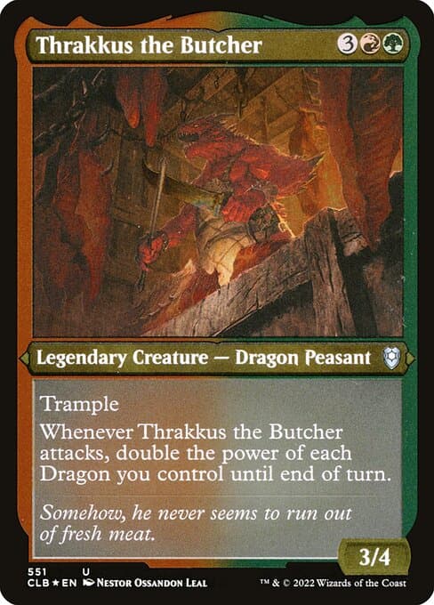Thrakkus the Butcher from Commander Legends: Battle for Baldur's Gate (Uncommon)