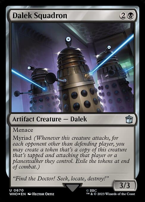 Dalek Squadron from Doctor Who (Uncommon)