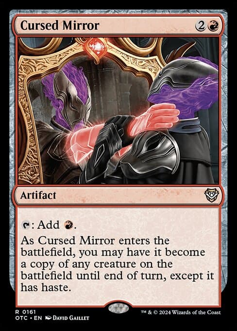 Cursed Mirror from Outlaws of Thunder Junction Commander (Rare)