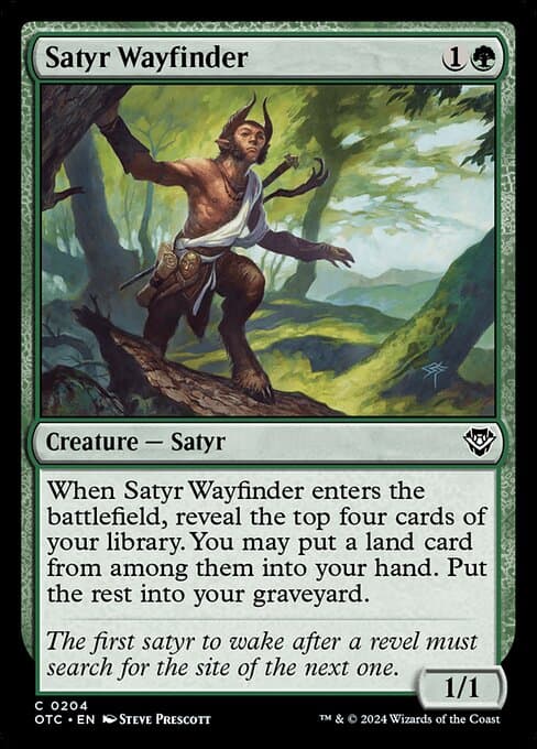 Satyr Wayfinder from Outlaws of Thunder Junction Commander (Common)