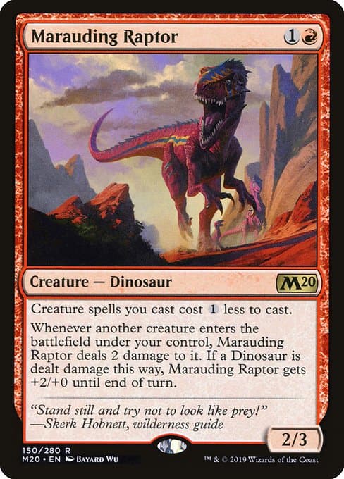 Marauding Raptor from Core Set 2020 (Rare)