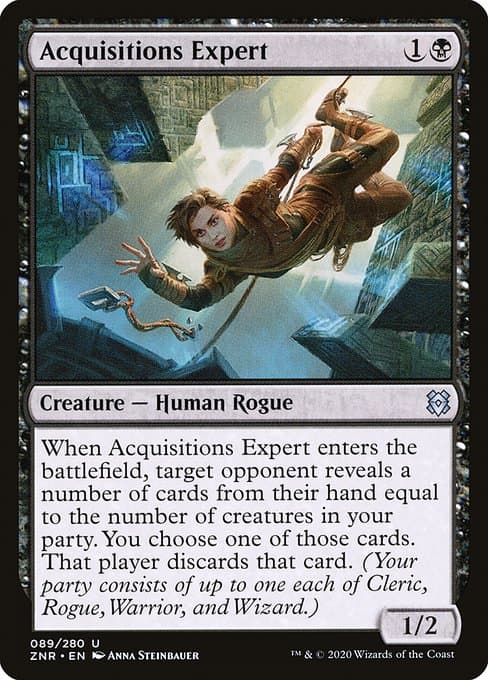 Acquisitions Expert from Zendikar Rising (Uncommon)