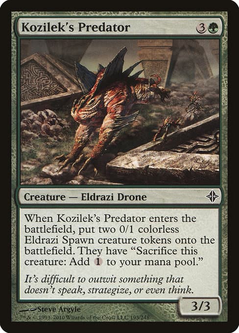 Kozilek's Predator from Rise of the Eldrazi (Common)