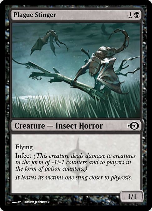 Plague Stinger from Magic Online Promos (Common)