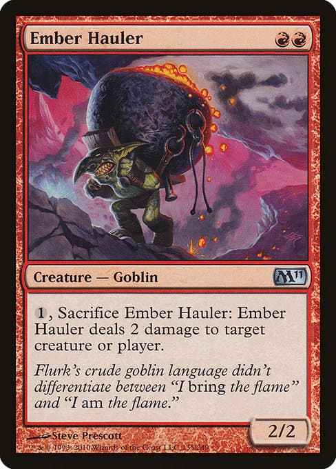 Ember Hauler from Magic 2011 (Uncommon)