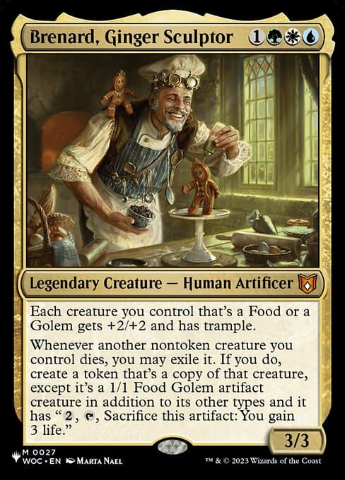 Brenard, Ginger Sculptor from The List (Mythic)