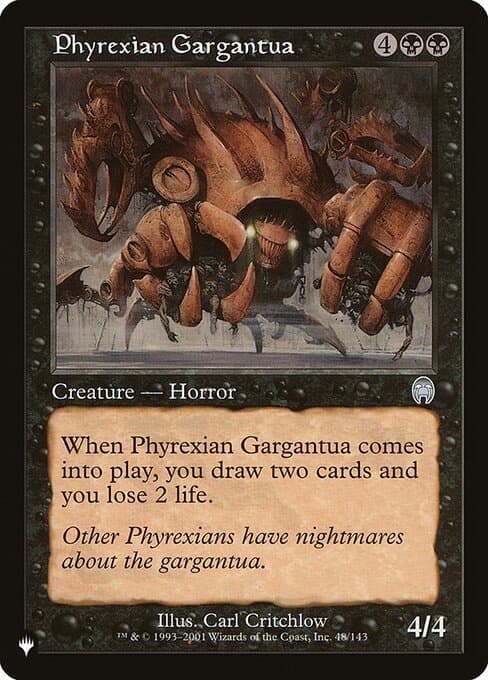 Phyrexian Gargantua from The List (Uncommon)