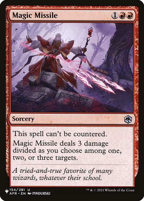 Magic Missile from The List (Uncommon)