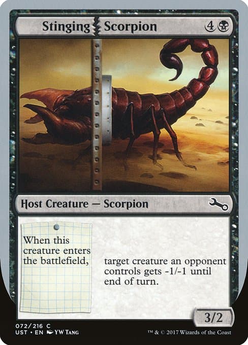 Stinging Scorpion from Unstable (Common)