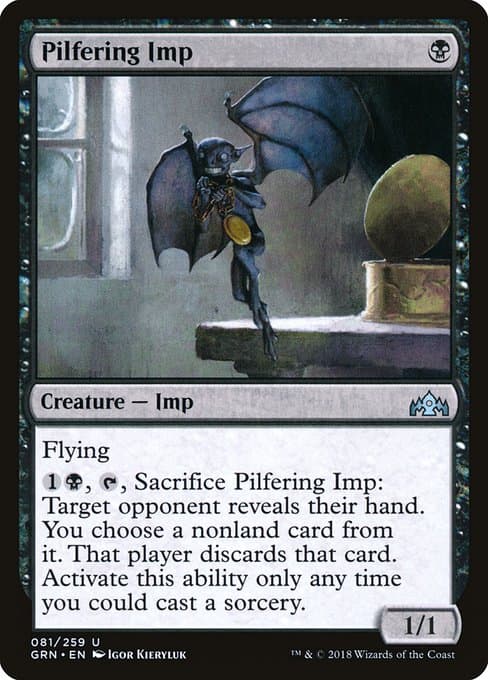 Pilfering Imp from Guilds of Ravnica (Uncommon)