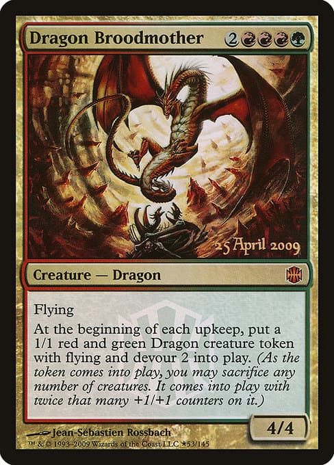 Dragon Broodmother from Alara Reborn Promos (Mythic)