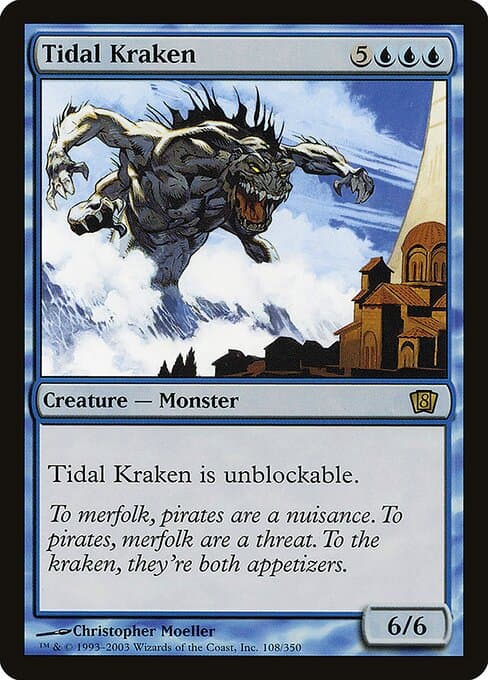 Tidal Kraken from Eighth Edition (Rare)