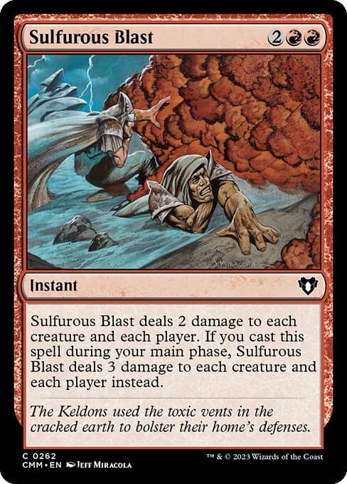 Sulfurous Blast from Commander Masters (Common)