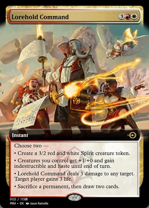 Lorehold Command from Magic Online Promos (Rare)