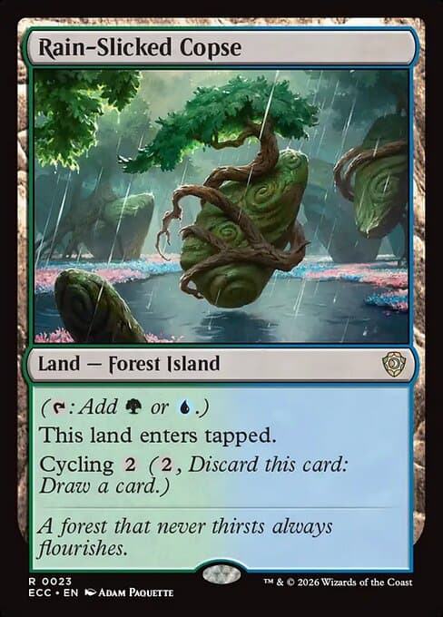 Rain-Slicked Copse from Lorwyn Eclipsed Commander (Rare)