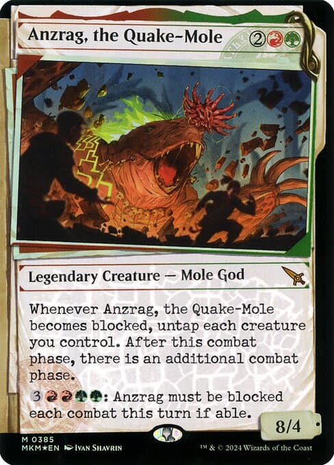 Anzrag, the Quake-Mole from Murders at Karlov Manor (Mythic)