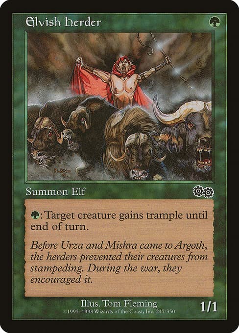Elvish Herder from Urza's Saga (Common)