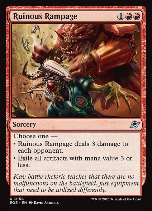 Ruinous Rampage from Edge of Eternities (Uncommon)