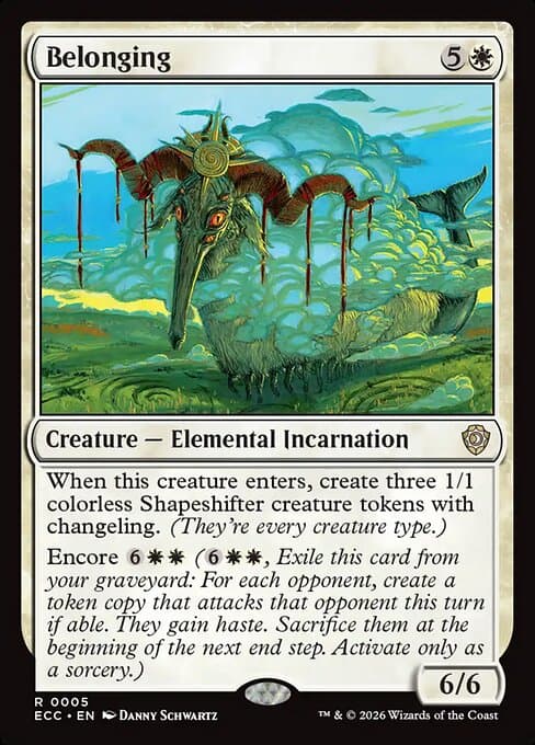 Belonging from Lorwyn Eclipsed Commander (Rare)