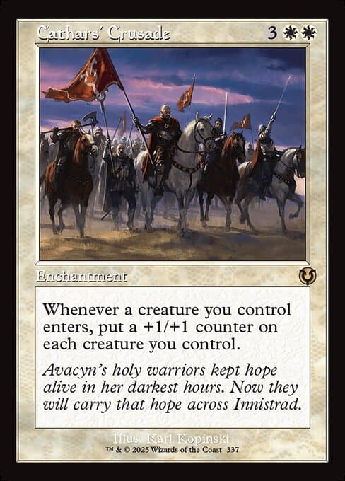 Cathars' Crusade from Innistrad Remastered (Rare)