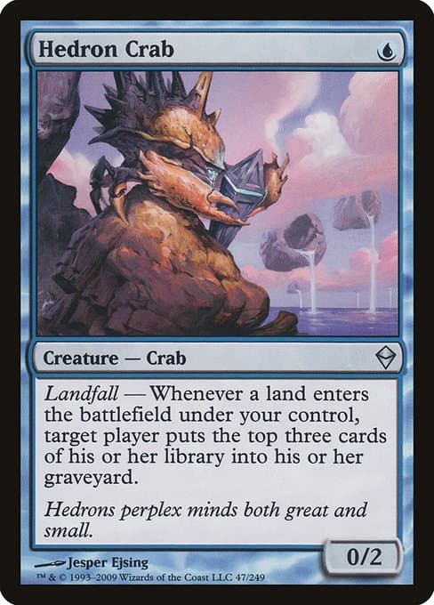Hedron Crab from Zendikar (Uncommon)