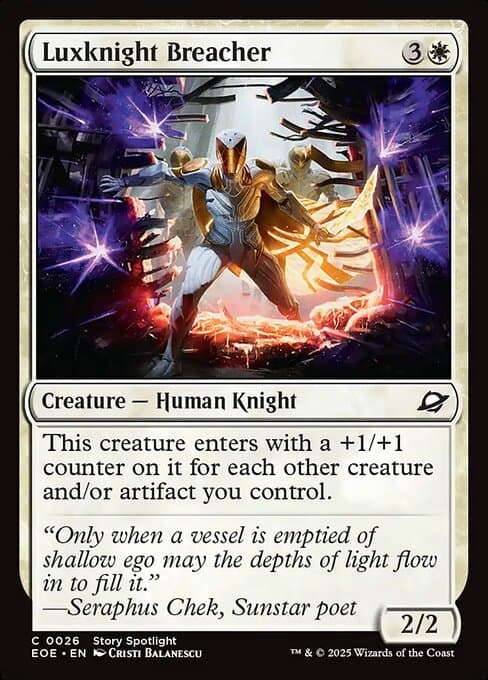 Luxknight Breacher from Edge of Eternities (Common)