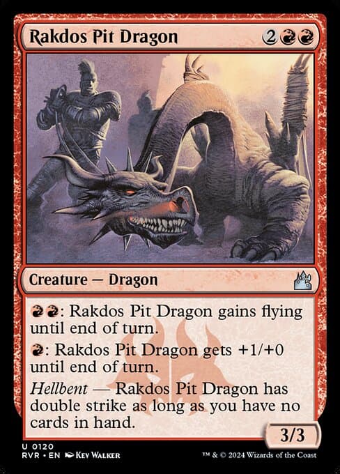 Rakdos Pit Dragon from Ravnica Remastered (Uncommon)