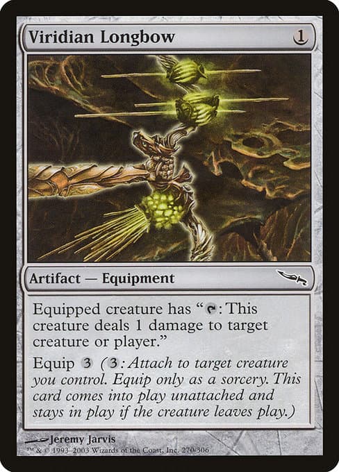 Viridian Longbow from Mirrodin (Common)